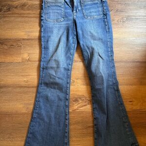 American Eagle Blue Flared Jeans